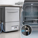Thumbnail image #3 for Jackson WWS DishStar® DISHSTAR LT Low-Temperature Chemical Undercounter Dishwasher, Stainless Steel, 20 x 20 Inch Rack, 24 Racks/Hour