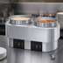 Thumbnail image #3 for Hatco RHW-2 Dual Round Countertop Food Warmer/Cooker with 2 x 11 Qt Wells