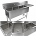 Thumbnail image #3 for John Boos Pro-Bowl 3-Compartment Sink with 18