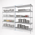 Thumbnail image #3 for Eagle Group Valu-Master 4-Tier Add-On Wire Shelving Unit, 60 x 24 x 63 Inches