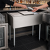 Thumbnail image #3 for Eagle Group 2200 Series Underbar Pass-Thru Ice Bin with Built-In 7-Circuit Cold Plate, 125 lb. Capacity, 36-Inch W x 18-Inch D