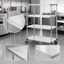 Thumbnail image #3 for Metro Super Erecta Solid Shelf Stem Caster Cart, 4-Shelf, 48 x 24 x 69 Inches, Galvanized, Polyurethane Casters