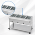 Thumbnail image #3 for Aerohot EP305 Portable Electric 5-Well Steamtable Hot Food Unit with Stainless Steel Open Base