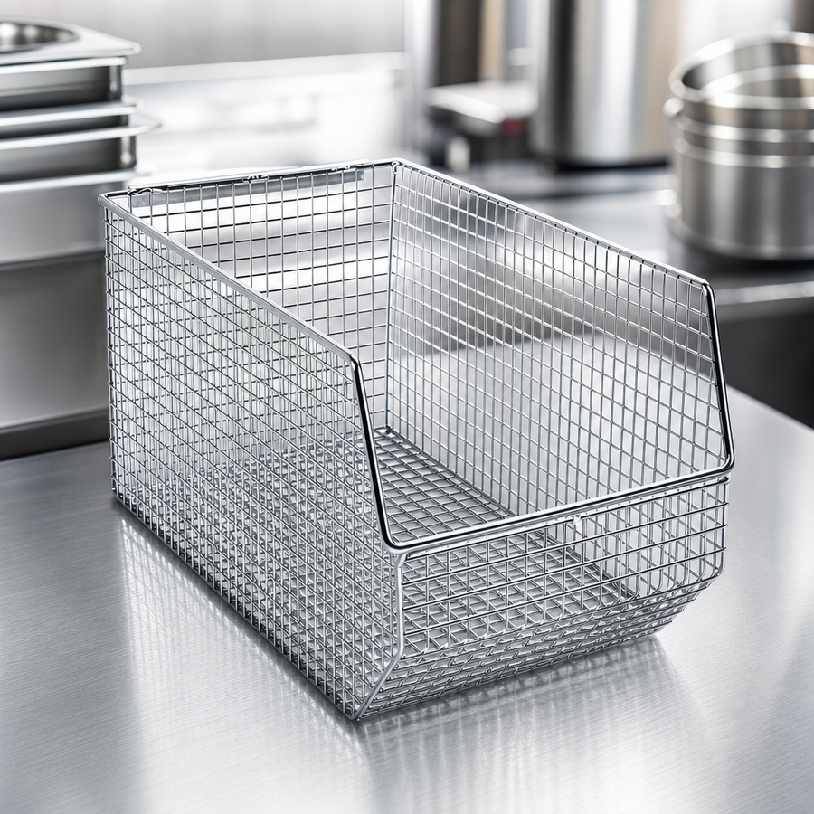 Bright-Chrome Mesh Construction