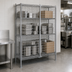 Thumbnail image #3 for Metro Super Erecta Stationary Chrome-Plated Wire Security Cage, 62-1/2 x 27-1/4 x 66-13/16 Inches