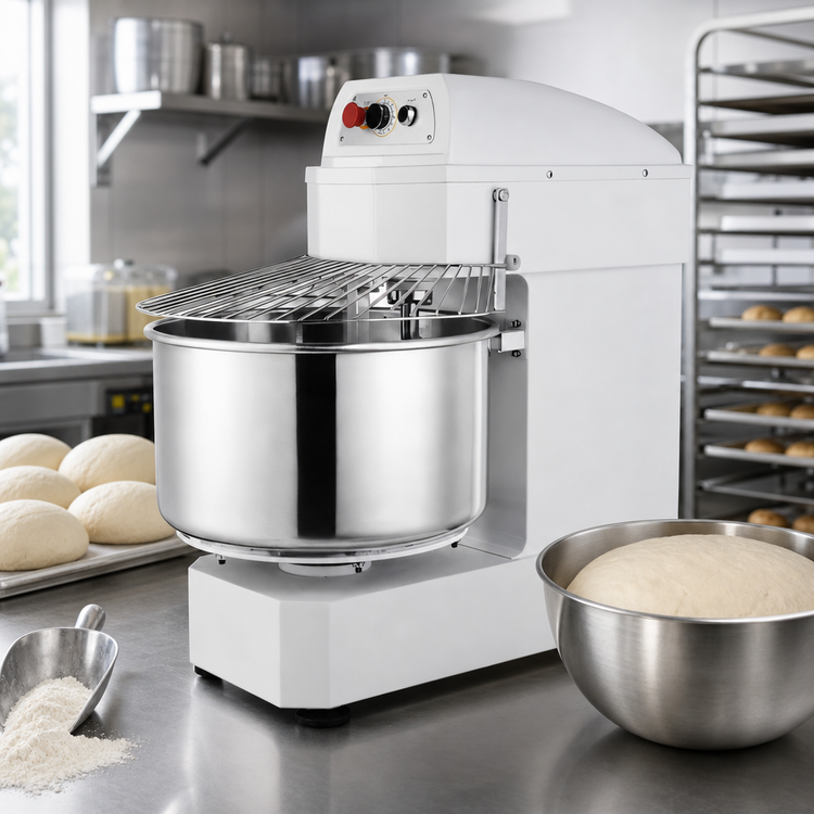 Product image #3 for Eurodib 50 Qt Spiral Dough Mixer with Timer, 220V, 1-Phase