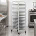 Thumbnail image #3 for Sapphire Full-Height End-Loading Knocked Down Sheet Pan Rack, 20-Pan Capacity