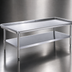 Thumbnail image #3 for Eagle Group 96-3/8-Inch Wide Stainless Steel Griddle Equipment Stand with Open Base and Undershelf