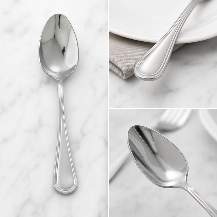 Product image #4 for Winco Continental Pattern 8-1/4 Inch European Tablespoon