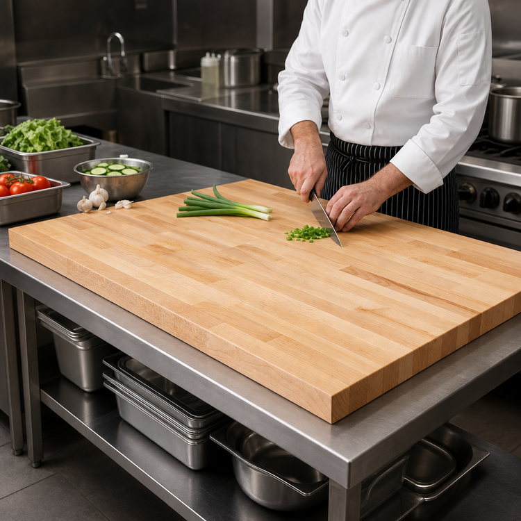 Product image #3 for John Boos Northern Hard Rock Maple Edge Grain Work Table Top, 72 x 30 x 2-1/4 Inches
