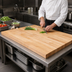 Thumbnail image #3 for John Boos Northern Hard Rock Maple Edge Grain Work Table Top, 72 x 30 x 2-1/4 Inches