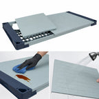 Thumbnail image #3 for Metro MetroMax 4 MAX4-1860F Solid Polypropylene Shelf, 60" W x 18" D, 600 lb Capacity, Removable Mats, Blue