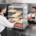 Thumbnail image #3 for Hatco Glo-Ray® Countertop Pass-Thru Pizza Warmer with Four Slanted Shelves, 24 x 18 Inch, 1920 Watts