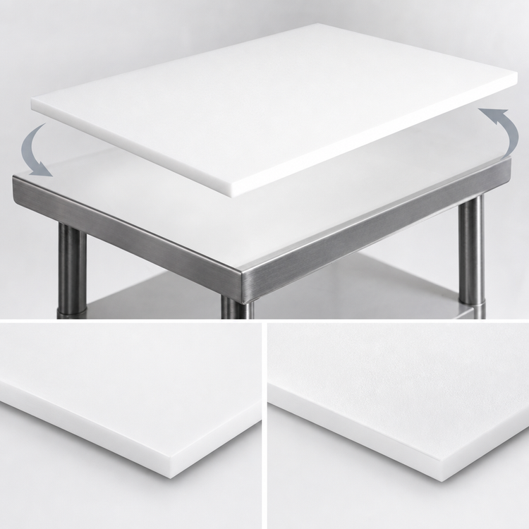 Product image #3 for John Boos Reversible Poly Work Table Top Replacement for TC, M & GMT Tables