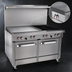 Thumbnail image #3 for Southbend S-Series 48-Inch Gas Restaurant Range with Thermostatic Griddle, Convection Oven, and Cabinet Base