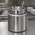 Thumbnail image #3 for Nemco 11 Quart Countertop Round Food Warmer with Inset, Cover, and Ladle