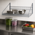 Thumbnail image #3 for Quantum 30 Inch Wall-Mounted Grid Shelf with Retaining Front Edge