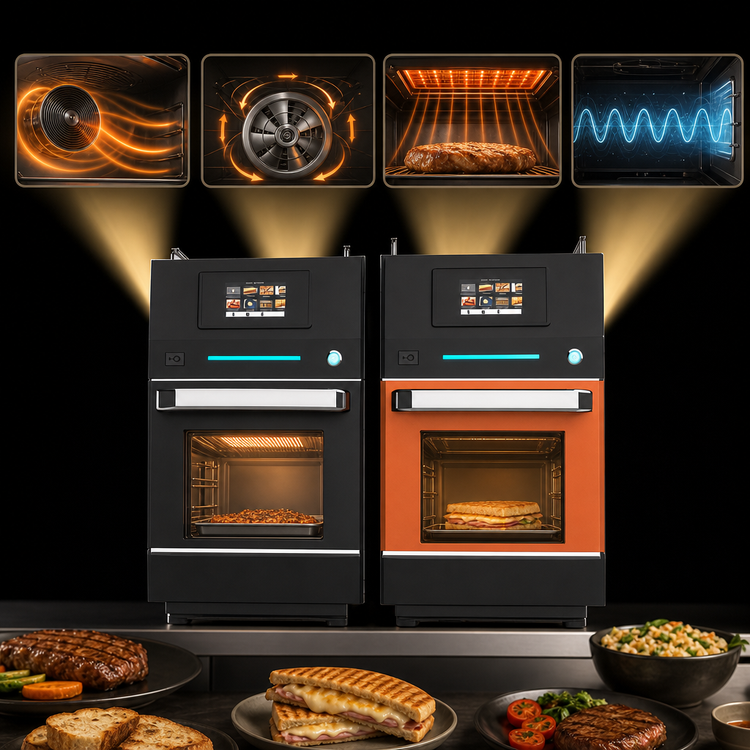 Product image #4 for Prática FIT Express Countertop Ventless High-Speed Oven with Panini Press Package