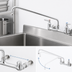 Thumbnail image #3 for T&S Brass B-0230-CR-02 8-Inch Wall-Mount Swivel Pantry Faucet with 18-Inch Swing Nozzle
