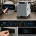 Thumbnail image #3 for Metro HotBlox Wide 8-Pan Half-Height Mobile Pass-Thru Insulated Holding Cabinet, Digital Touchscreen, Solid Front / Clear Rear Doors