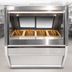 Thumbnail image #3 for Howard-McCray 40E Series CHS40E-6 Full-Service Hot Food Case, 4 Wells, 76.5 Inch, White Exterior