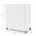 Thumbnail image #3 for Metro White Uncoated Knitted Polyester Queen Mary / Banquet Cart Cover, 60 x 21 x 54 Inch