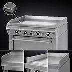 Thumbnail image #3 for Garland Master M47T 34-Inch Gas Modular Plancha Griddle Range Top, 1-Inch Plate, Hi-Lo Controls, 99,000 BTU