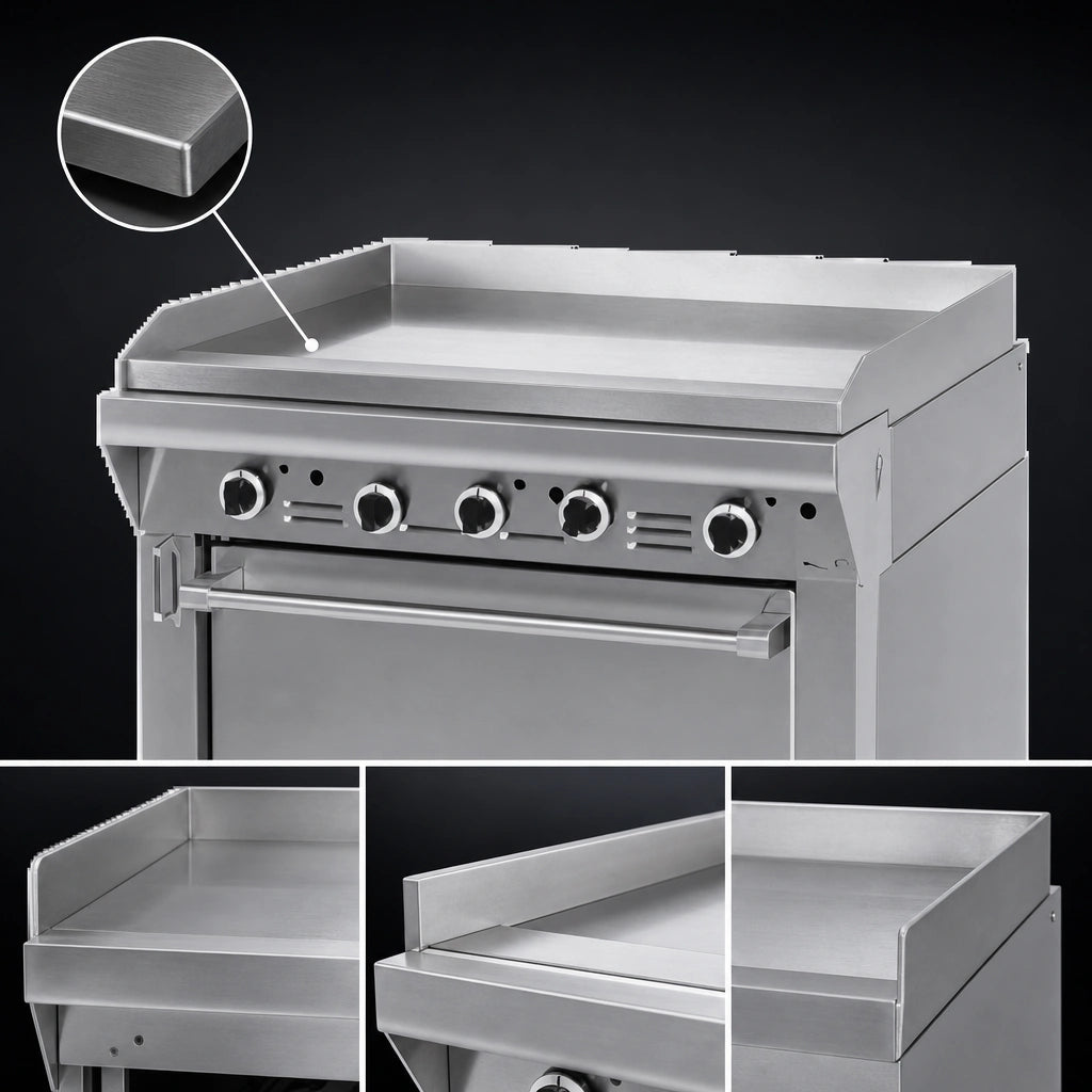 1-Inch Thick Steel Griddle Plate