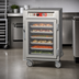 Thumbnail image #3 for Metro C5 6 Series Mobile Half-Height Insulated Heated Holding Cabinet with Clear Glass Doors, 17-Pan Capacity
