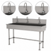 Thumbnail image #3 for Advance Tabco 72-Inch Freestanding Multiwash Hand Sink with 3 Electronic Faucets