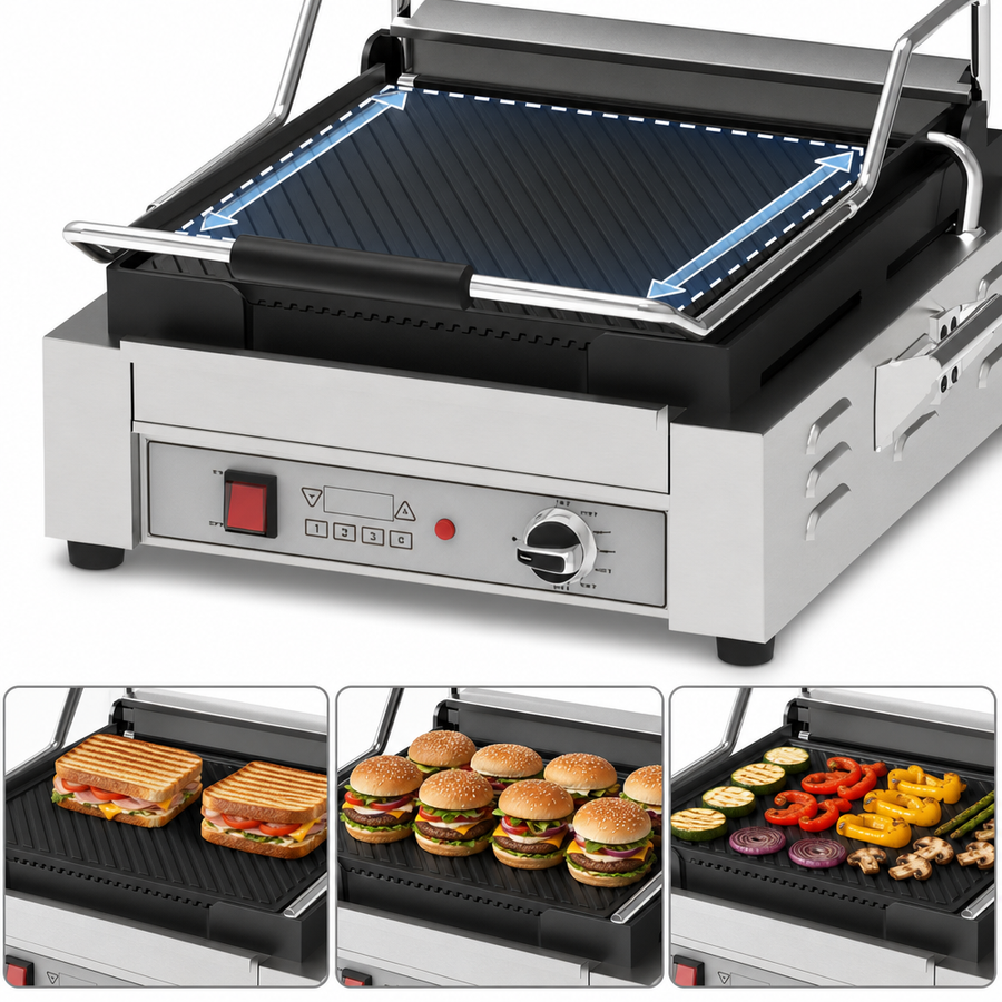 Extra-Large 14 x 14 Inch Cooking Surface