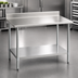 Thumbnail image #3 for Eagle Group BlendPort® Budget Series Stainless Steel Work Table with 4-1/2-Inch Backsplash and Undershelf, 84-Inch x 24-Inch