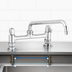 Thumbnail image #3 for equip 8-Inch Centers Deck Mount Mixing Faucet with 14-Inch Swing Nozzle