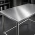 Thumbnail image #3 for John Boos Stallion 60-Inch x 30-Inch Stainless Steel Flat Top Work Table with Safety Edge