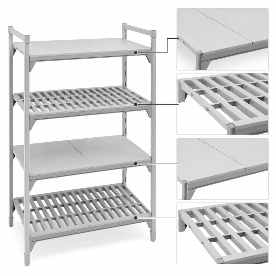 Four-Shelf Mixed Plate Layout