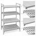 Thumbnail image #4 for Cambro Camshelving Premium 18 Inch x 42 Inch 4-Shelf Vented and Solid Shelf Kit