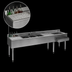 Thumbnail image #3 for Eagle 1800 Series 84-Inch Underbar Combination Unit with 24-Inch Ice Bin, 3 Sinks, and Dual Drainboards