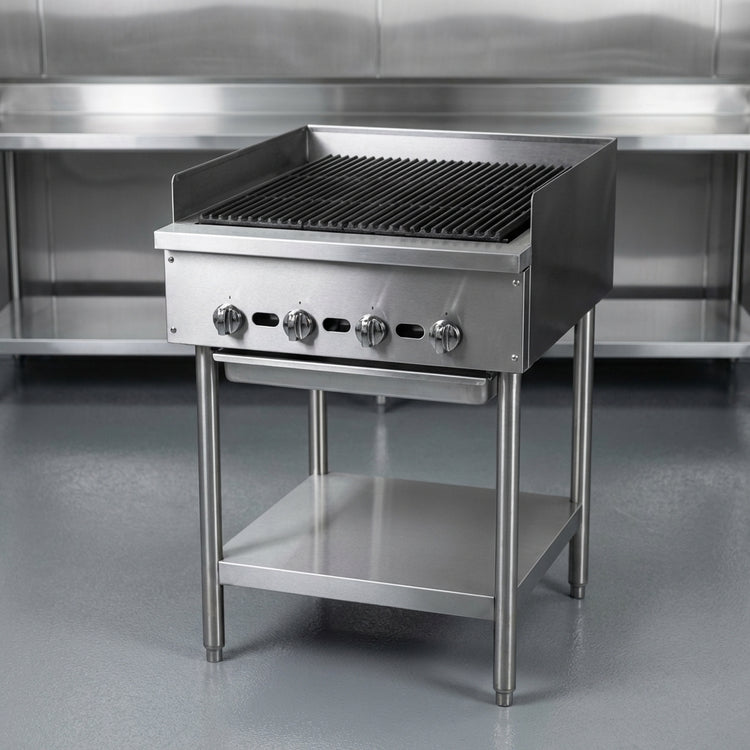 Product image #2 for Jade Range Supreme JB-48-F 48 Inch Gas Floor Model Radiant Charbroiler