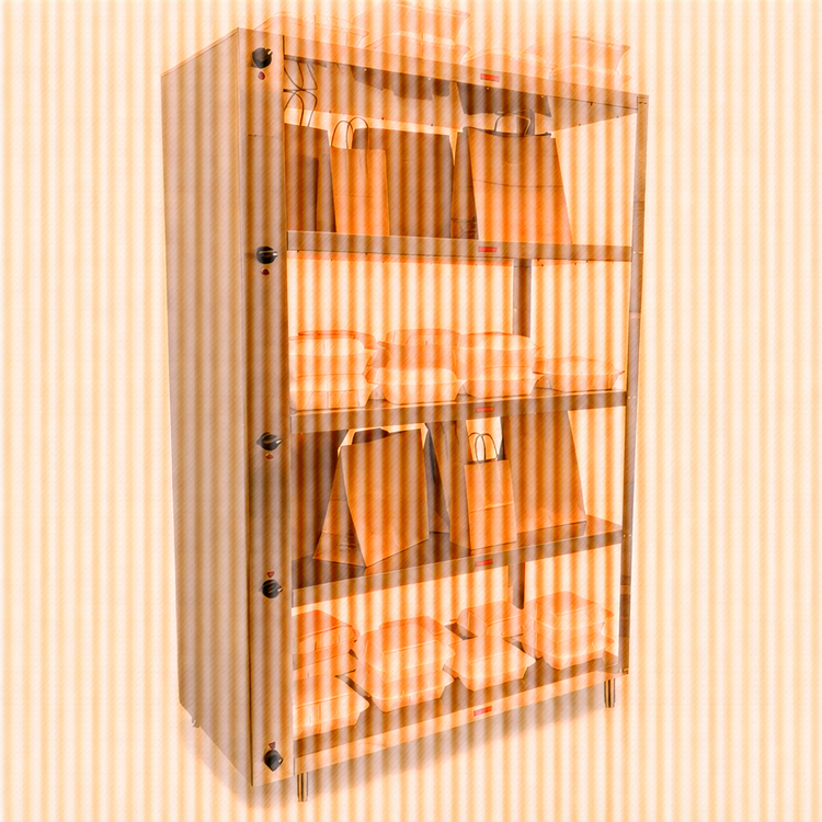 Product image #3 for Nemco 6302-2 Electric To-Go Shelf Warmer with Two Heated Shelves