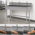 Thumbnail image #3 for Advance Tabco 3-Station Freestanding Multiwash Hand Sink with 3 Electronic Faucets, 60 Inch Wide