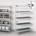 Thumbnail image #3 for Fermostock 5-Tier Polymer Shelving Expansion Kit, 83