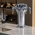 Thumbnail image #3 for Sommelier Single-Column Countertop Air-Cooled Wine Font with 4 Side Pull Faucets