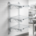 Thumbnail image #3 for Quantum Wall-Mounted Cantilever Shelf Starter Unit with 3 Wire Shelves