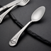 Thumbnail image #3 for Fan Extra-Heavy Weight 18/8 Stainless Steel Dessert Spoon, 7-1/4 Inch, Mirror Finish