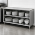 Thumbnail image #3 for Eagle Spec-Master Open Front Plate Cabinet, 60W x 18D, Stainless Steel Top, Body, Shelf & Legs