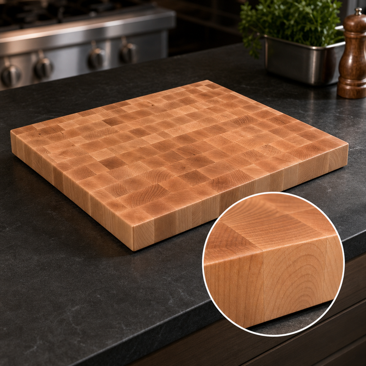 Product image #3 for Boos Block End Grain Northern Hard Rock Maple Island Countertop, 36 x 27 x 2-1/4 Inch