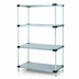 Thumbnail image #3 for Quantum Solid Shelving Starter Kit, 60W x 18D x 63H, 4-Shelf Stationary Unit