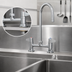 Thumbnail image #3 for equip 4-Inch Centers Deck-Mount Manual Faucet with 5-1/2-Inch Swivel Gooseneck Spout
