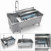 Thumbnail image #3 for Power Soak Right-to-Left Skewer Soak Dishtable, 69-3/4 Inch Wide, 208V/3-Phase