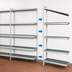 Thumbnail image #3 for Fermostock 5-Tier Perforated Polymer Shelving Expansion Kit, 26 x 18 x 83 Inches, Gray